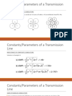 Transmission and Distribution of Electric Power Parameters Part 2