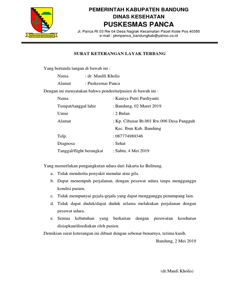 Surat Keterangan Layak Terbang PDF