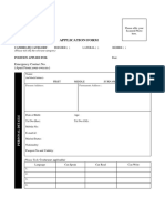 Company Application Form PDF