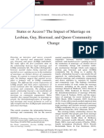 Ocobock - Status or Access - The Impact of Marriage On LGBTQ Community Change