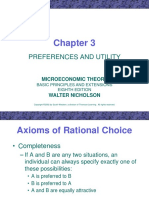 Preferences and Utility: Microeconomic Theory