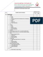 Check List Pengawasan Kesehatan Lingkungan Rumah Sakit