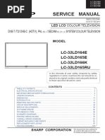 Sharp Lc-32ld164e Lc-32ld165e lc-32ld166k Lc-32ld165ru Chassis 715g6173mof PDF