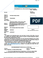 ITP Web Registration Acknowledgment Form - Print in Portrait Format On A4 Size Paper