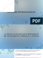 Clase # 4 Enfoques Epistemológicos