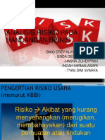 Analisis Resiko Pada Rancangan Bisnis