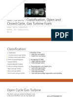 Gas Turbine: Classification, Open and Closed Cycle, Gas Turbine Fuels