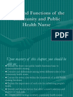 Roles and Functions of The Community and Public Health Nurse