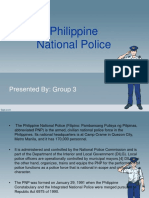 Philippine National Police: Presented By: Group 3