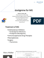 Pyridostigmine For MG