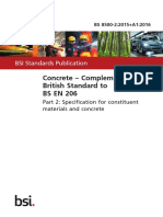 Concrete - Complementary British Standard To BS EN 206: BSI Standards Publication