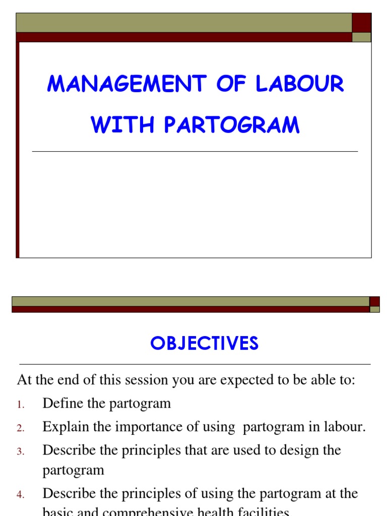 Effective Labour Management with Partogram | PDF | Childbirth ...