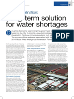 Long-Term Solution For Water Shortages - 3 (BARCELONA)