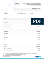 Renewal Premium Receipt: Policy Number 127596880 Date & Time 12 Aug, 2019 01:32 PM Amount