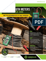 Cable Length Tester - Greenlee CLM-1000E PDF
