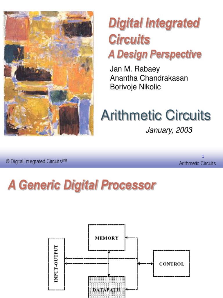 Digital Integrated Circuits A Design Perspective PDF Electrical