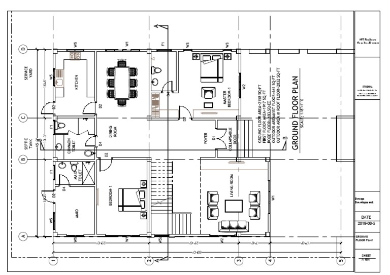 NPT Residence Ground Floor Plan | PDF