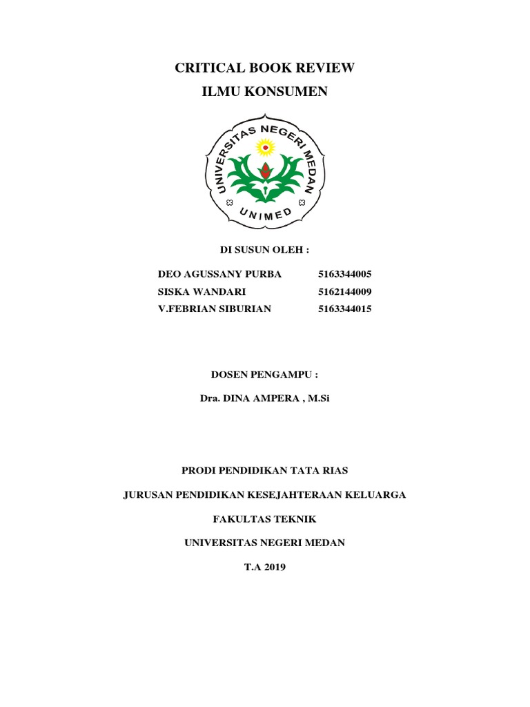 Critical Book Review Pdf