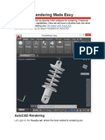 Autocad Rendering Made Easy