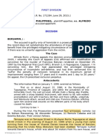 First Division: PEOPLE OF THE PHILIPPINES, Plaintiff-Appellee, V S. ALFREDO DULIN Y NARAG, Accused-Appellant