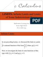 Lesson 3 - Infinite Limits (For Students)