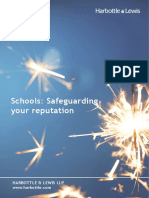 Schools: Safeguarding Your Reputation: Harbottle & Lewis LLP