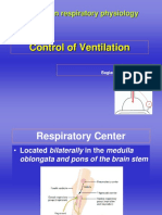 Control of Ventilation: Lectures On Respiratory Physiology