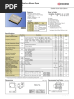 Clock Oscillators Surface Mount Type KC3225A-C3 Series: Features How To Order