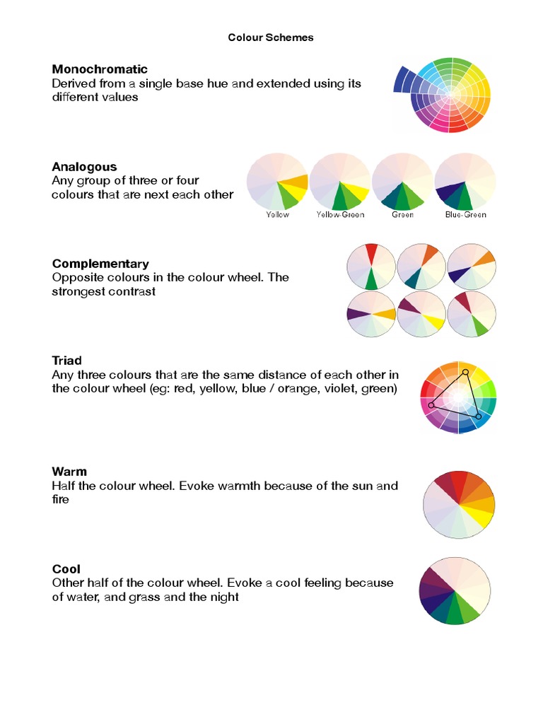Colour Schemes | PDF | Poetry