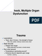 Trauma, Shock, Multiple Organ Dysfunction and MODS