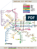Taipei MRT Map A4