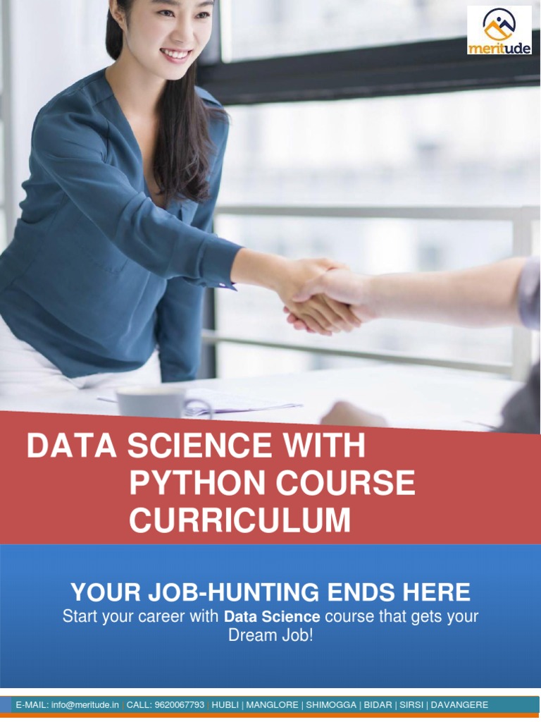 Data Science Course at Meritude Hubli | PDF | Regression Analysis ...