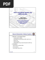 Intro To 3G Cellular Systems and UMTS Overview