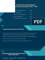 Periodisasi Perkembangan Demokrasi Pancasila (1945 - 1949)