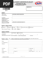 Intellectual Property Corporation of Malaysia ACT 1987 Notification of Works