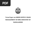 Supply Chain Management of RMG Industry of Bangladesh