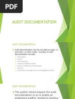 Audit Documentation