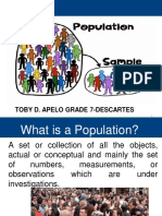 What is Population Sampling