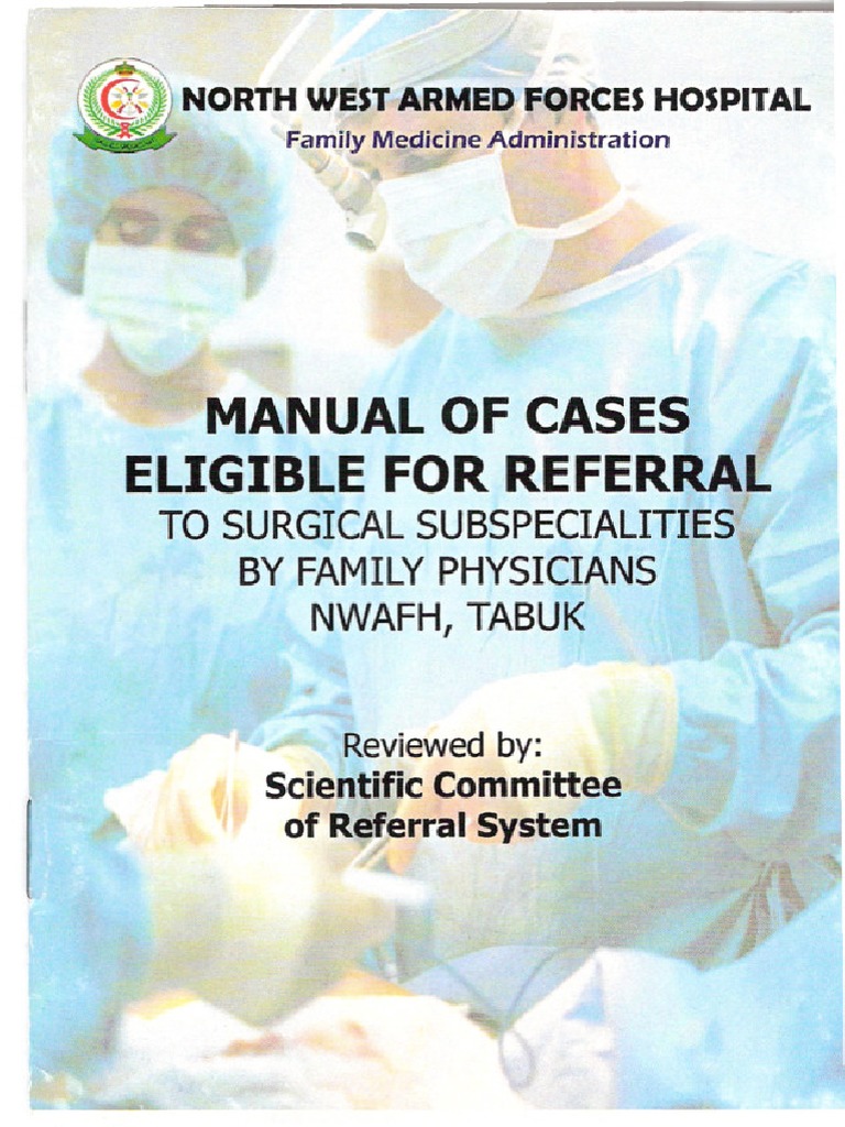 Manual of Referral of Surgical Patients in Family Medicine | PDF