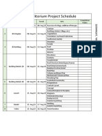 Schedule SS Proyek