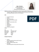 Aljen Resume