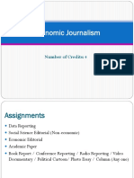 1 Economic Journalism Course Structure
