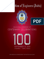 Centenary Celebrations: Inaugural Ceremony of
