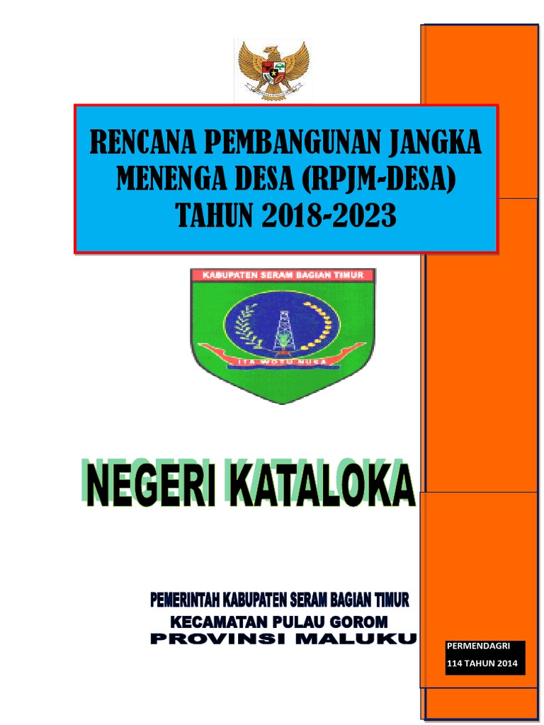 1.cover RPJM | PDF