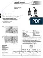 Valvole Ad Azionamento Manuale: - Valvole A Spola 3/2-5/2-5/3 Con Attacchi Filettati G1/8"-G1/4"