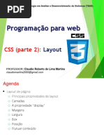 Layout no CSS 3