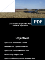 Agricultural Transformation and Productivity in Asia