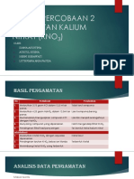 Review Percobaan 2 Pembuatan Kalium Nitrat (Kno3