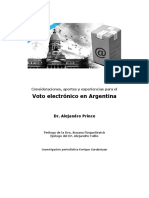 Voto electrónico en argentina