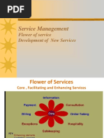 Service Management: Flower of Service Development of New Services